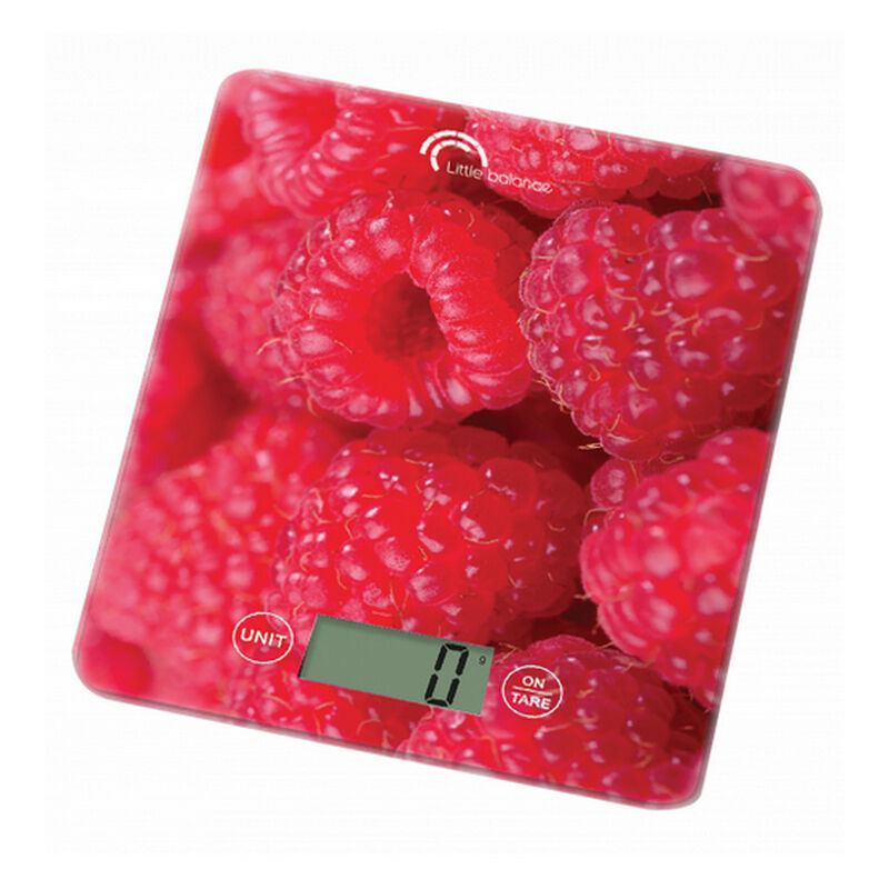 Báscula de cocina electrónica 5kg-1g roja - 8102 - little balance -