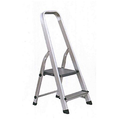 ESCALERA ALUMINIO 2 PELDAÑOS HOGAR EN131