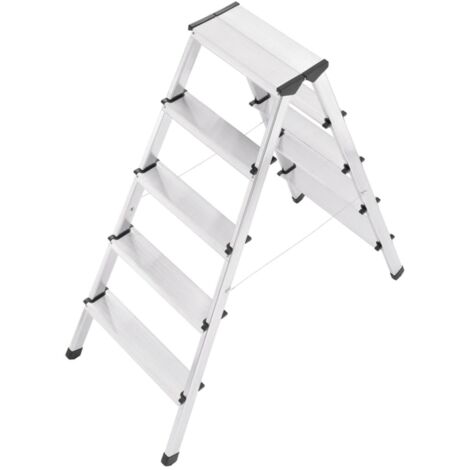 ESCALERA ALUMINIO 2X5 PLEGABLE HAILO