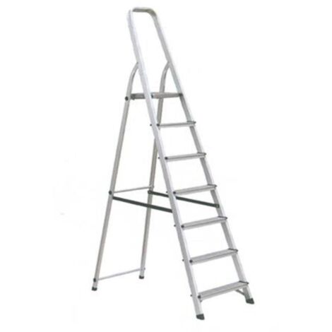 Escalera aluminio 7p. hogar en-131