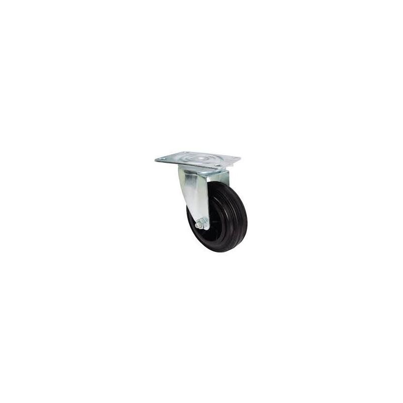 

Rueda .80 Giratoria Plataforma Plastico/Goma 70K