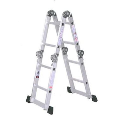 MEGANEI escalera aluminio multifuncion 4x2 peld.