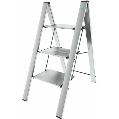 ESCALERA ALUMINIO ULTRA SLIM 3 PELDAÑOS