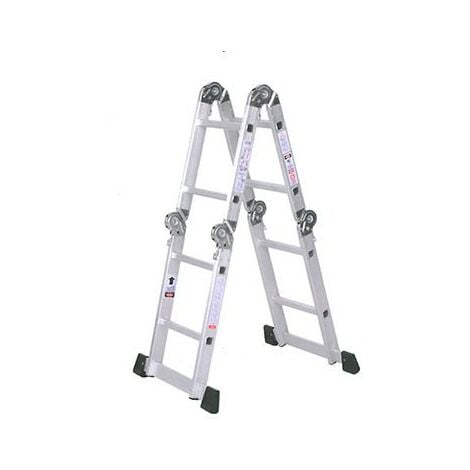 Escalera aluminio multifuncion 4x2 peld.