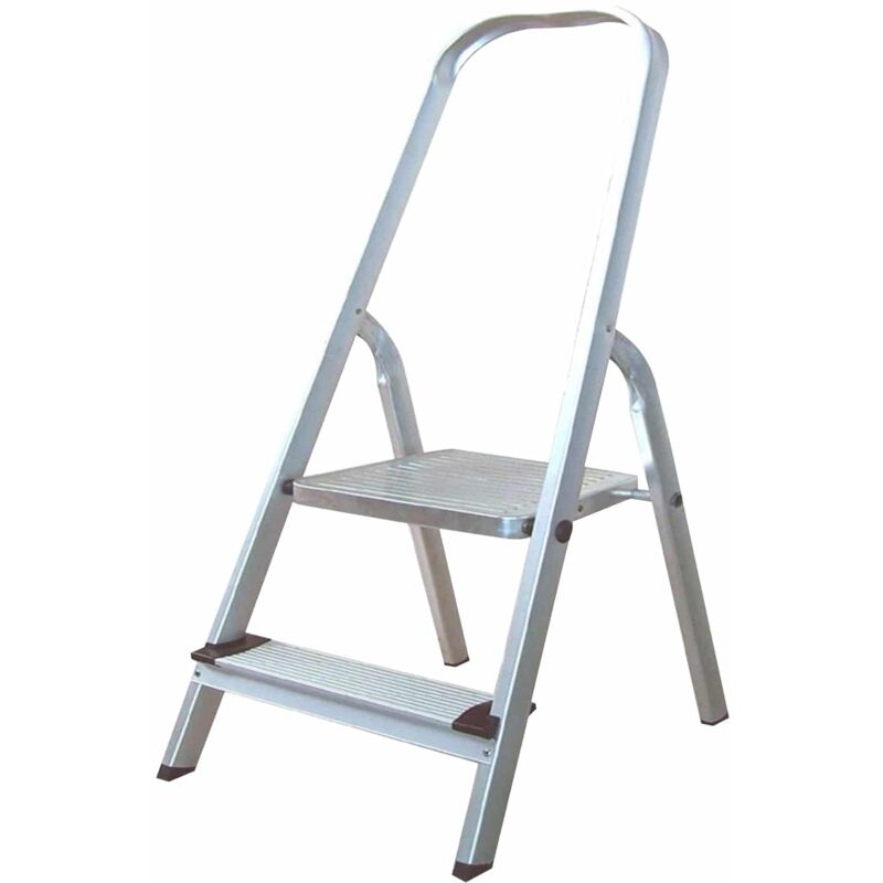 

Catterhouse - Escalera de Aluminio 2 Peldaños Catter House Alt. Máx. Trabajo 239 cm Plegable con Barandilla
