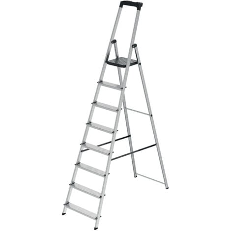 Escalera de aluminio de 8 peldaños WERKA PRO