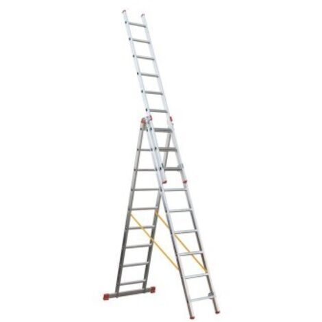 Escalera de Aluminio de Tres Tramos  7