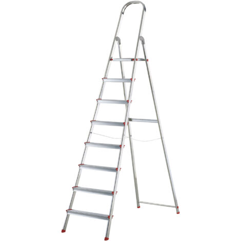 Escalera de Aluminio Doméstica Plus 8 ROLSER EN131 PELDDOP006