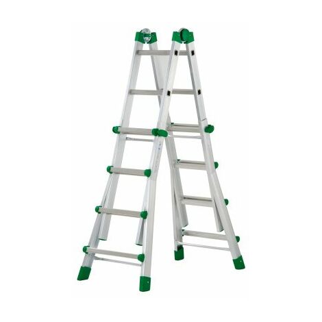 Escalera de aluminio multiusos Codiforte AL-30 4+5 Peldaños