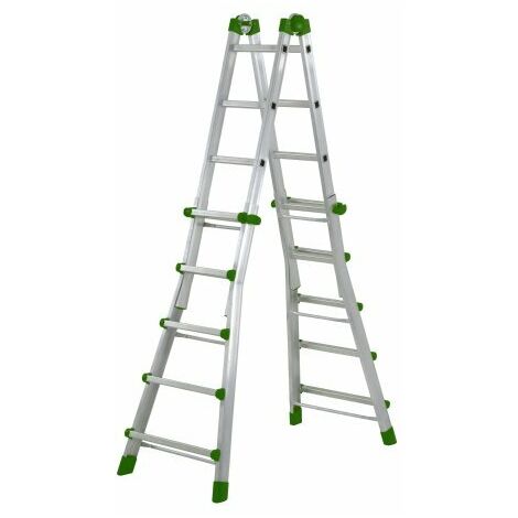 Escalera de aluminio multiusos Codiforte AL-40 5+5 Peldaños