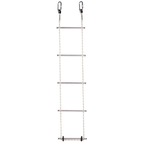 Escalera de cuerda de poliéster - Peldaños 310 mm (ref. DL010) | 11m