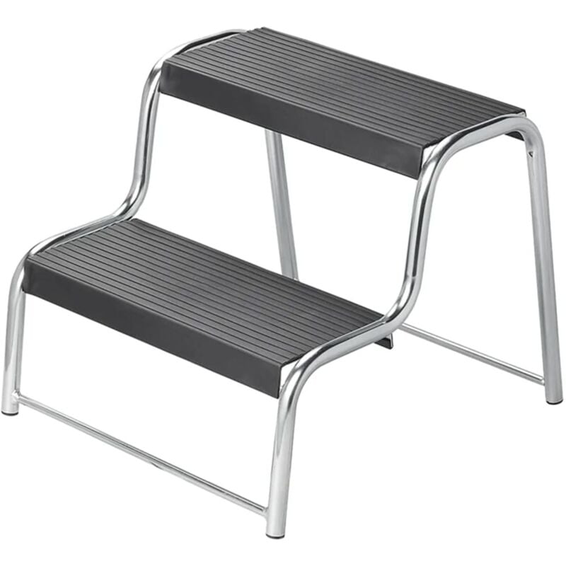 

Escalera doble escalón caravanas/autocaravanas 360822 - Negro - Proplus