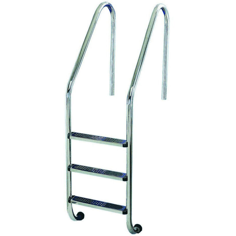 Escalera Estándar Antideslizante De Acero Inoxidable De 3 Peldaños Flexinox 87112934