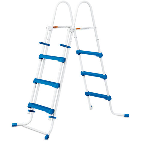 Escalera de piscina Summer Waves 91cm con peldaños desmontables