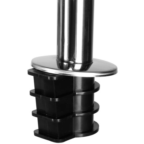 Escalera de seguridad de 3 peldaños para piscina/spa, de acero inoxidable antideslizante – altura 150 cm