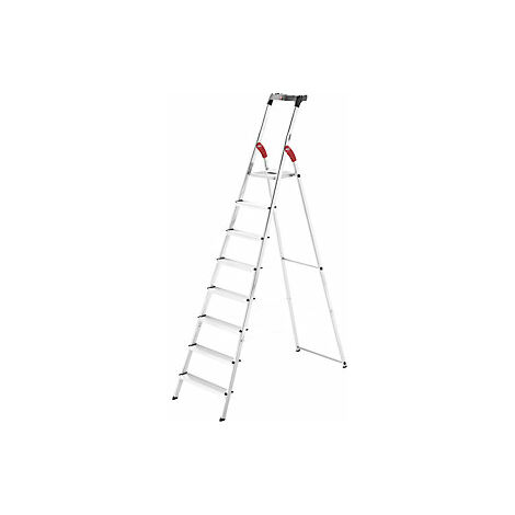 Escalera de tijera de peldaños planos de aluminio StandardLine