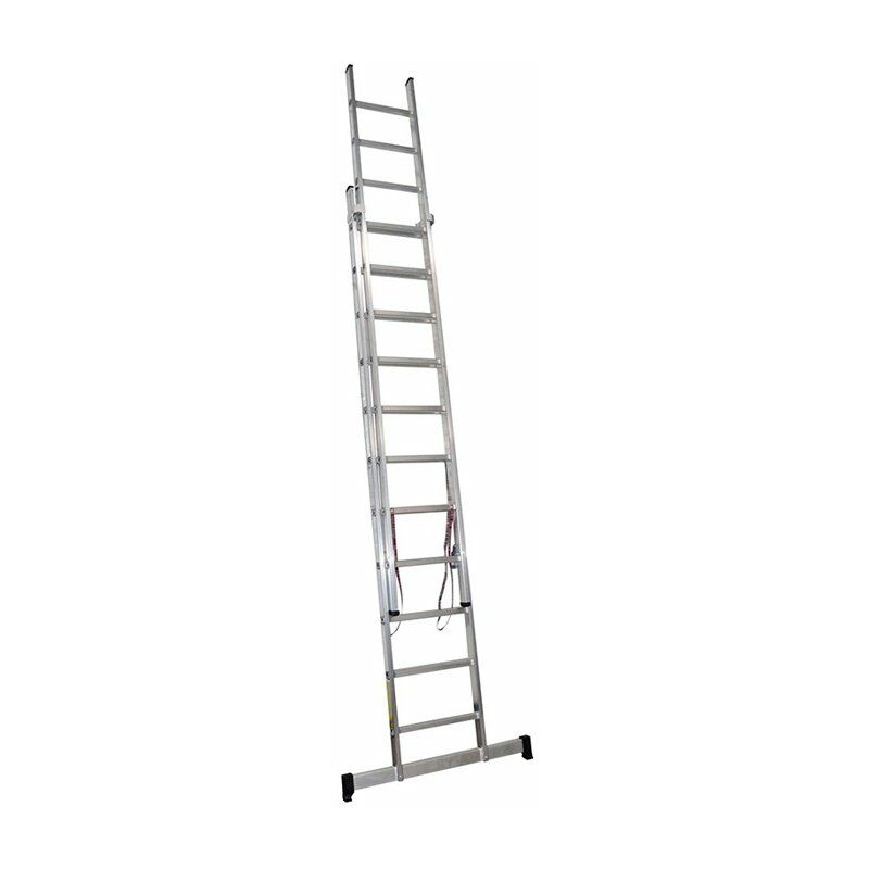 

Escalera de tijera industrial de aluminio 2x9 Litan