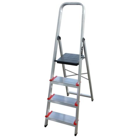 Escalera dom tijera 2,80mt 4 peldaÑos alu new plus kettal