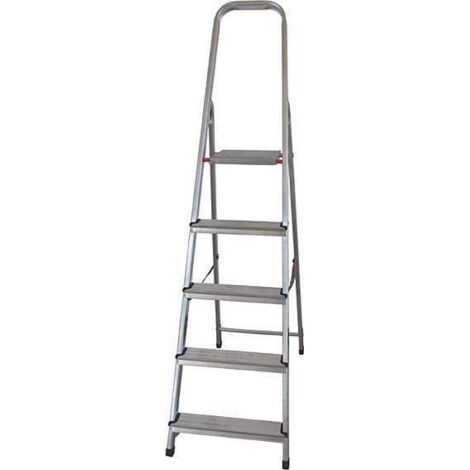 UNIFERSA ESCALERA DOMESTICA ALUMINIO 6 PELDAÑOS