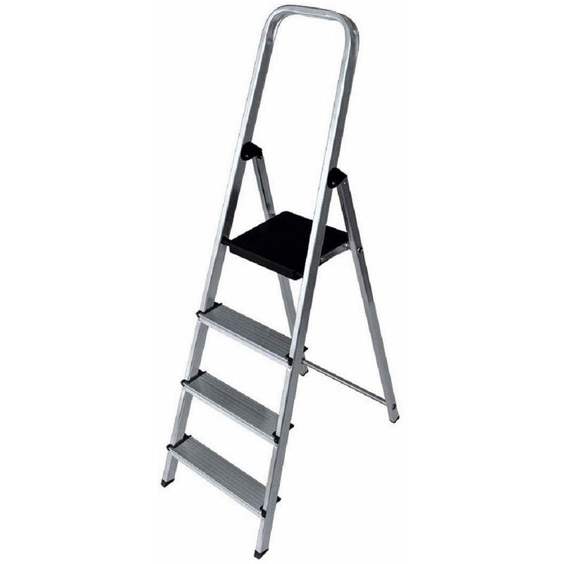 

Escalera domestica aluminio 4 peldaños - EDM