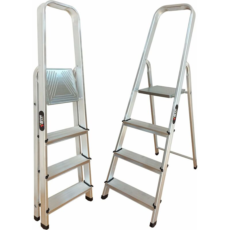 

Nawa Escalera Domestica de Aluminio 4 Peldaños EN 131 Capacidad M·x. 150 kg
