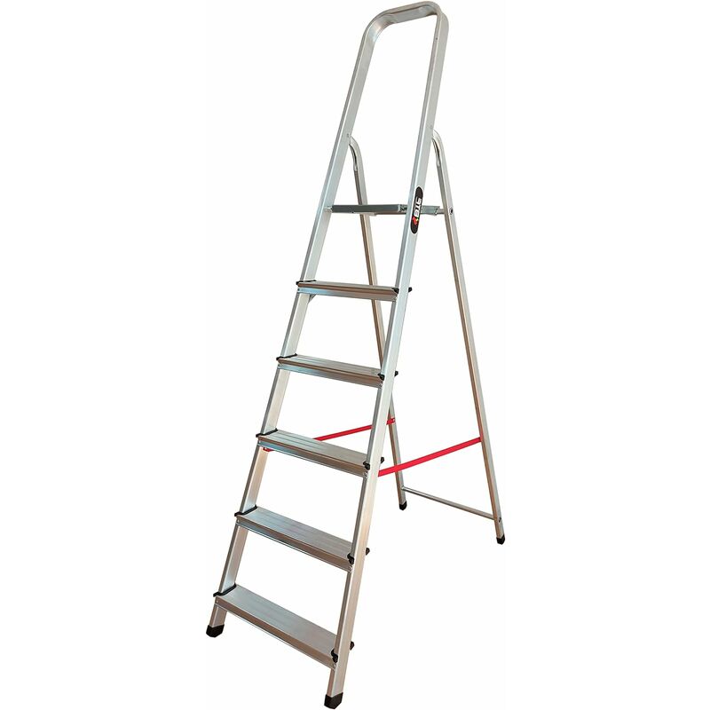 

Nawa Escalera Domestica de Aluminio 6 Peldaños EN 131 Capacidad M·x. 150 kg