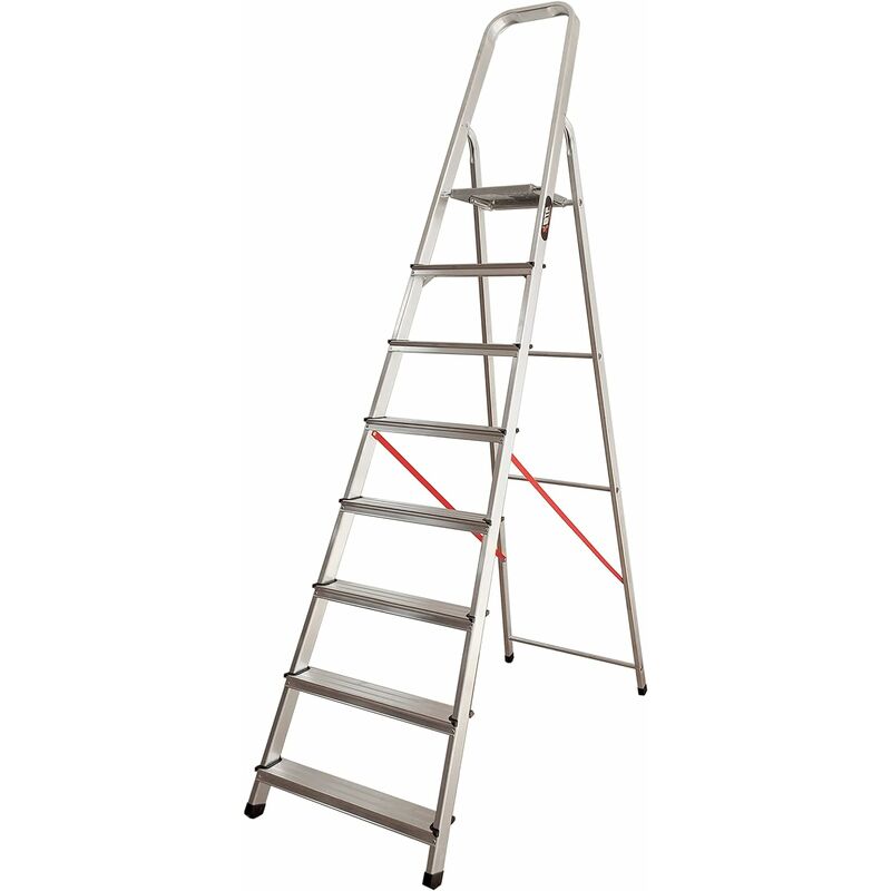 

Nawa Escalera Domestica de Aluminio 8 Peldaños EN 131 Capacidad M·x. 150 kg
