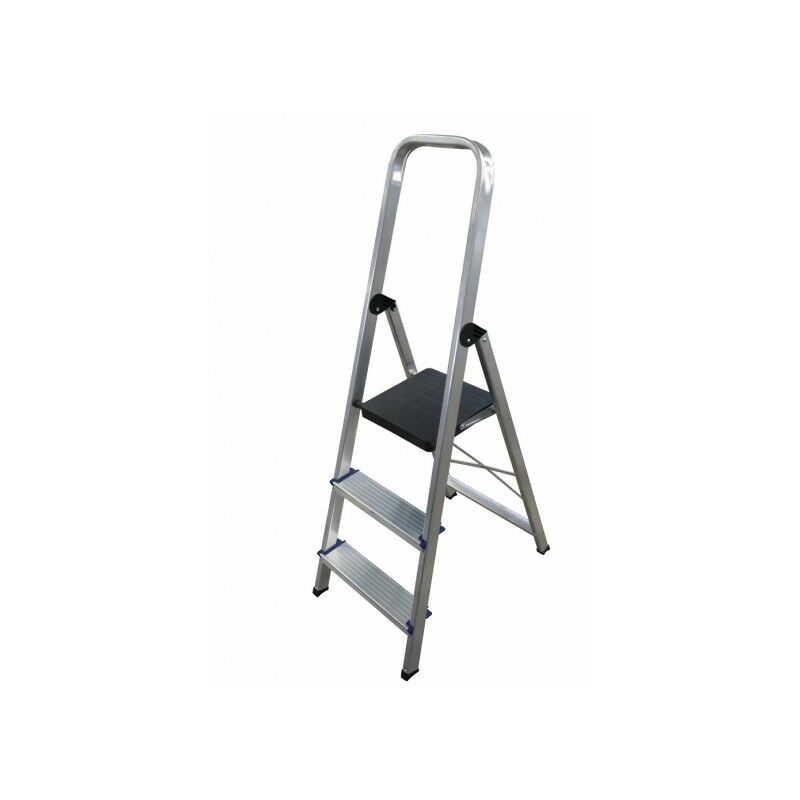 

Escalera doméstica de Aluminio tijera un acceso con asa SERIE 370 3 peldaños