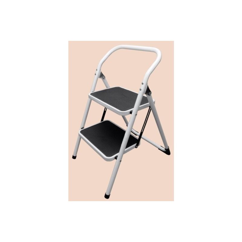 

Escalera Domestica Tijera 0,475Mt 2 Peldaños Anch Acero Bl - Homelux
