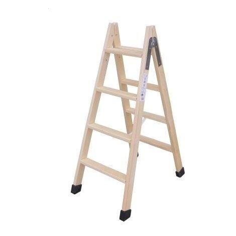 ESCALERAS CLIMENT Escalera Ind Tijera 0,75Mt 3 Peldaños Dob Mad Climent