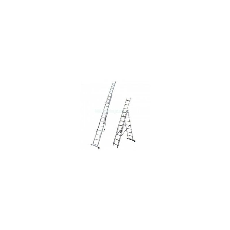 

Escalera Alumino 3 Tramos 12 Peldanos