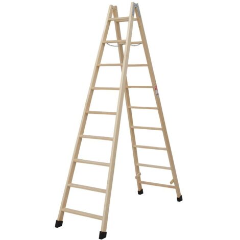 ESCALERA MADERA P PLANO 7PELD - 2 M