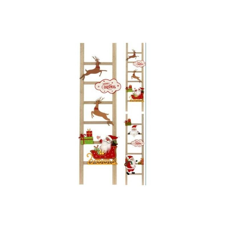 

Escalera Madera Papa Noel Mediana Dh8053480