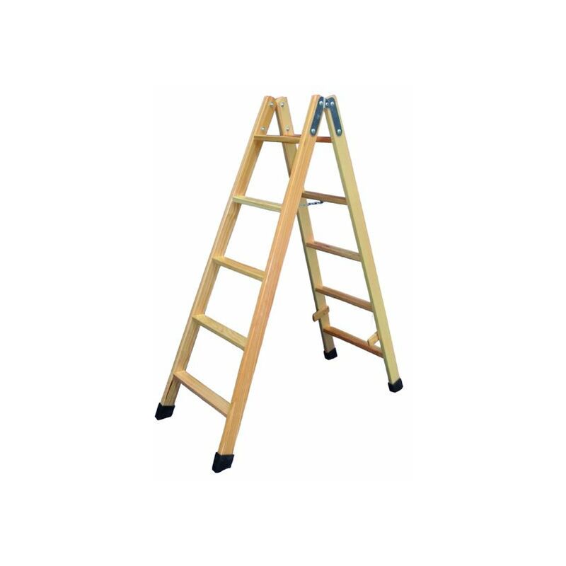 

Escaleras Villar,s.l. - ESCALERA TIJERA MADERA 7+7 PELDAÑOS 2 M