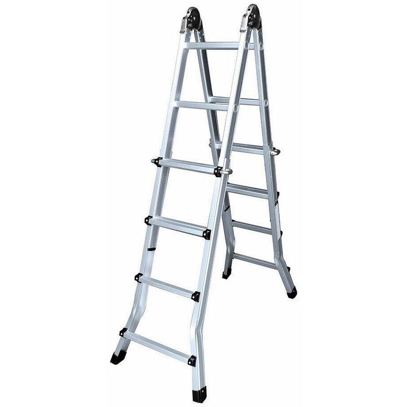 

EDM Escalera multifuncion telescopica 2x4+4 peldaños en131-4 edm