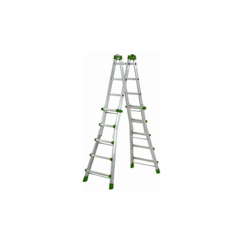 

Escalera de aluminio multiusos Codiforte AL-40 5+5 Peldanos