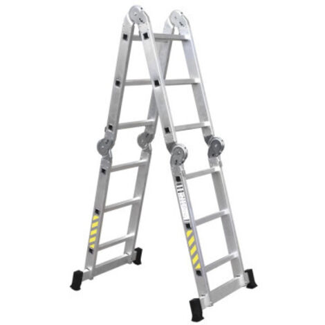 ESCALERA MULTIUSOS ALUMINIO 4 x 3 PELDAÑOS Y 3,25 M