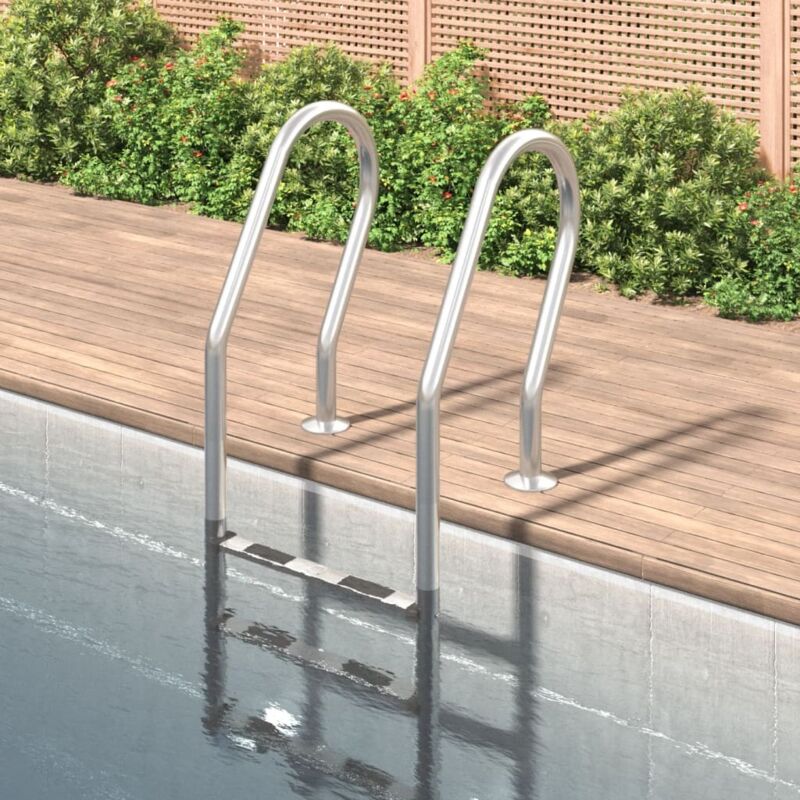 Vidaxl - Escalera Para Piscina Acero Inoxidable 304 54X38X158 Cm