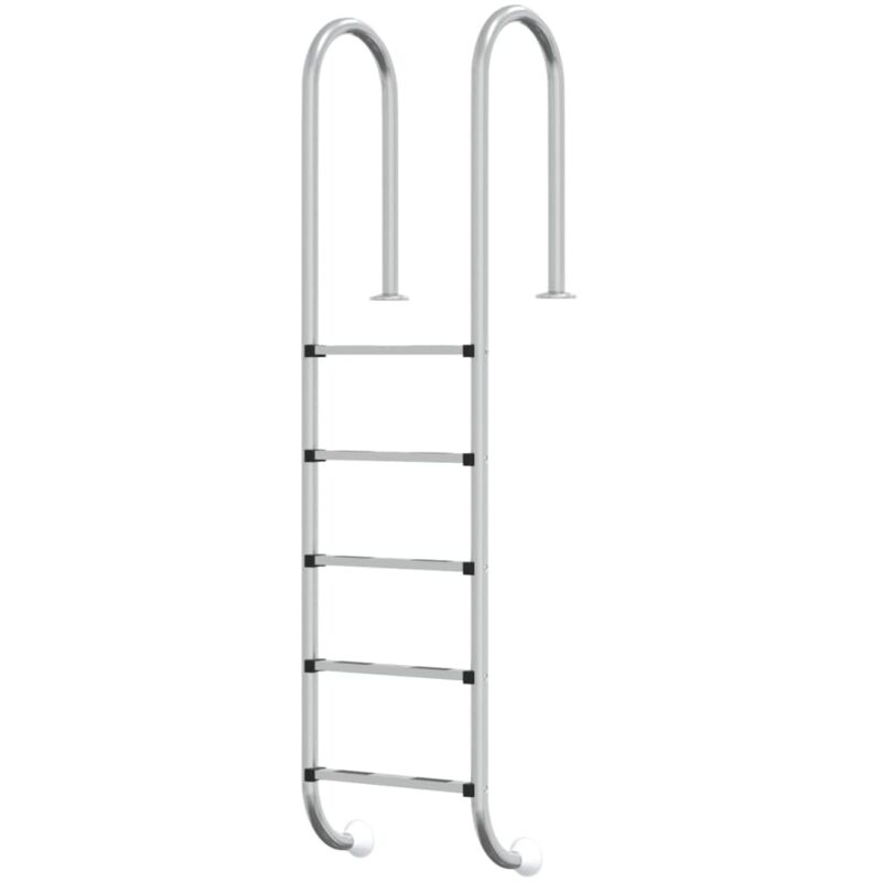 Escalera Para Piscina Acero Inoxidable 304 54X38X211 Cm Vidaxl746956
