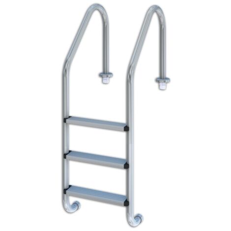 Escalera piscina QP  inox 3 peldaños      509082