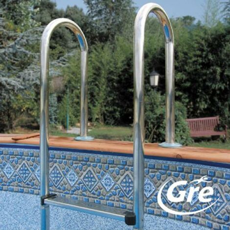 Escalera Piscinas Gre 40110 Piscinas Gre Inoxidable Standard 3 Peldaños