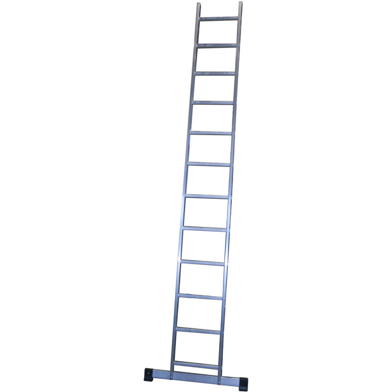 

Altipesa - Escalera profesional de Aluminio de apoyo simple con barra estabilizadora SERIE BASIC 12 peldaños