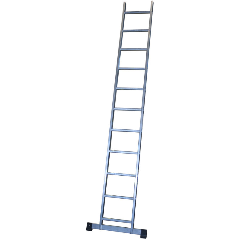 

Altipesa - Escalera profesional de Aluminio de apoyo simple con barra estabilizadora SERIE BASIC 11 peldaños