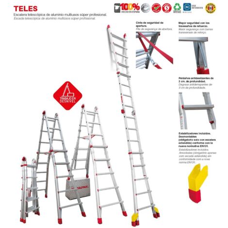 ESCALERA TELESC MULTIUSO 12+12
