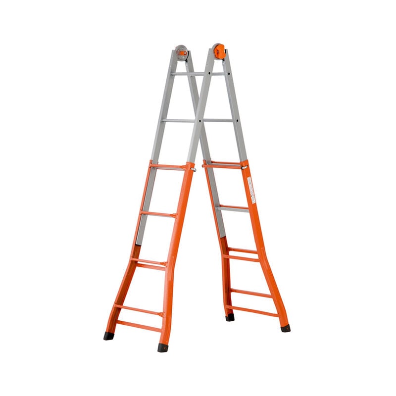 

Escalera telescópica Gierre de acero 3+3 peldaños