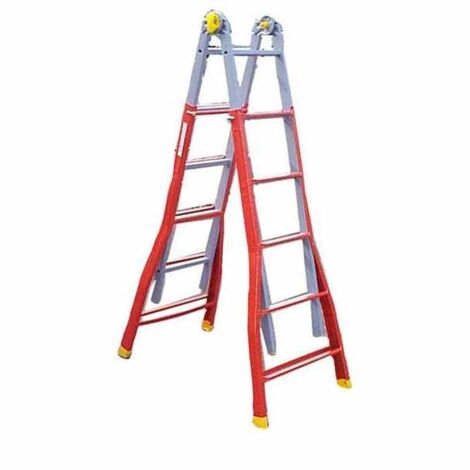 ESCALERA TELESCOPICA ACERO