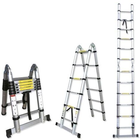 ESCALERA TELESCÓPICA EN V PLEGABLE  JBM52149