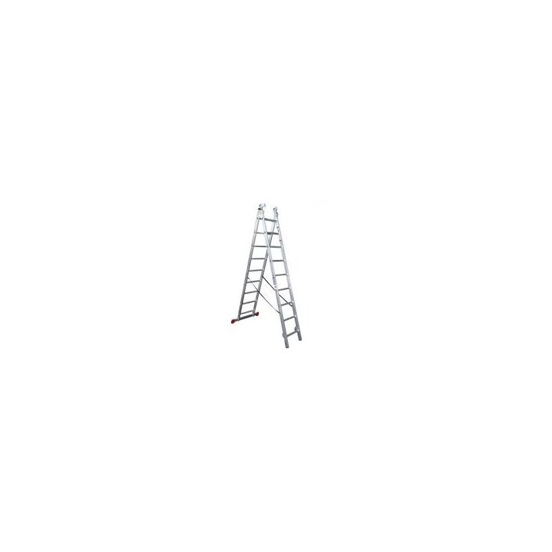 

Escalera Transf. Aluminio 2X7 Peldaños