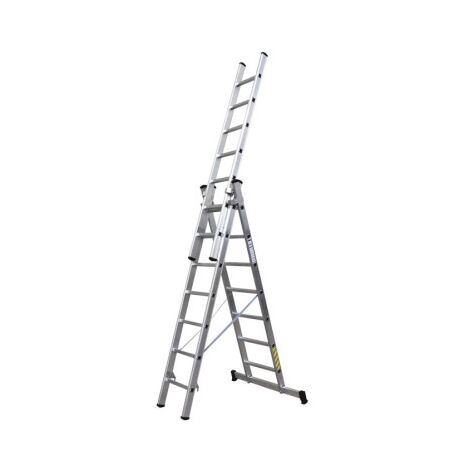 Escaleras de Aluminio 3 tramos EN 131     2.00 + 2.00 + 2.00 m