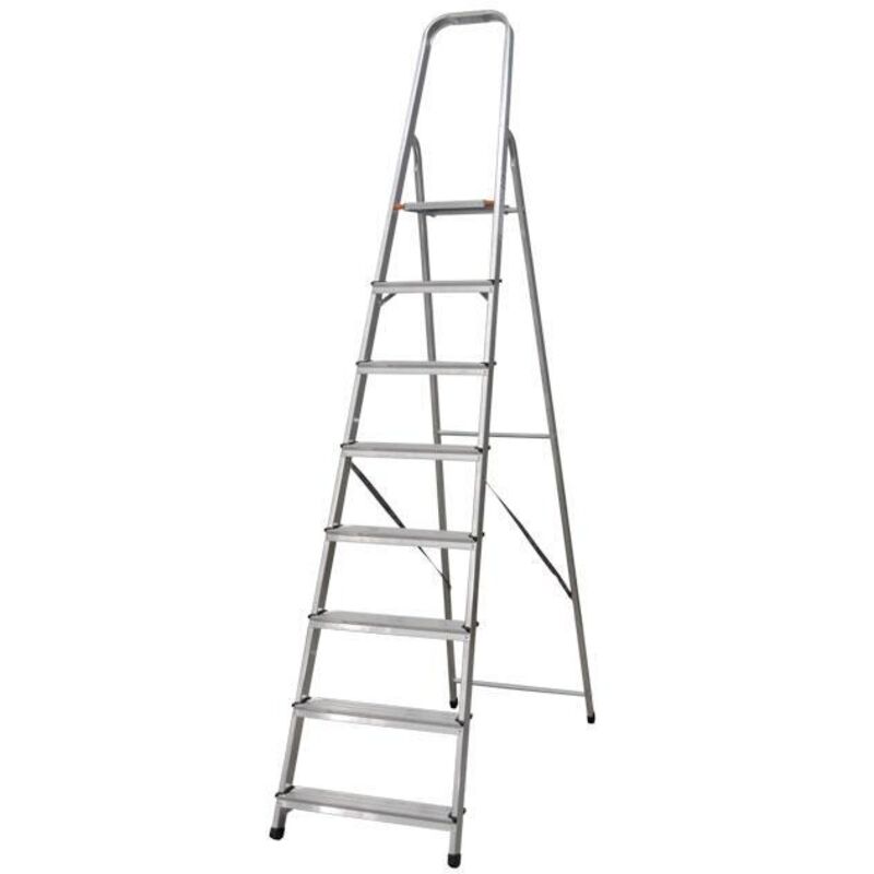 

PLIMPO escalera aluminio 8 peldaños y 1,85 mts alt. util